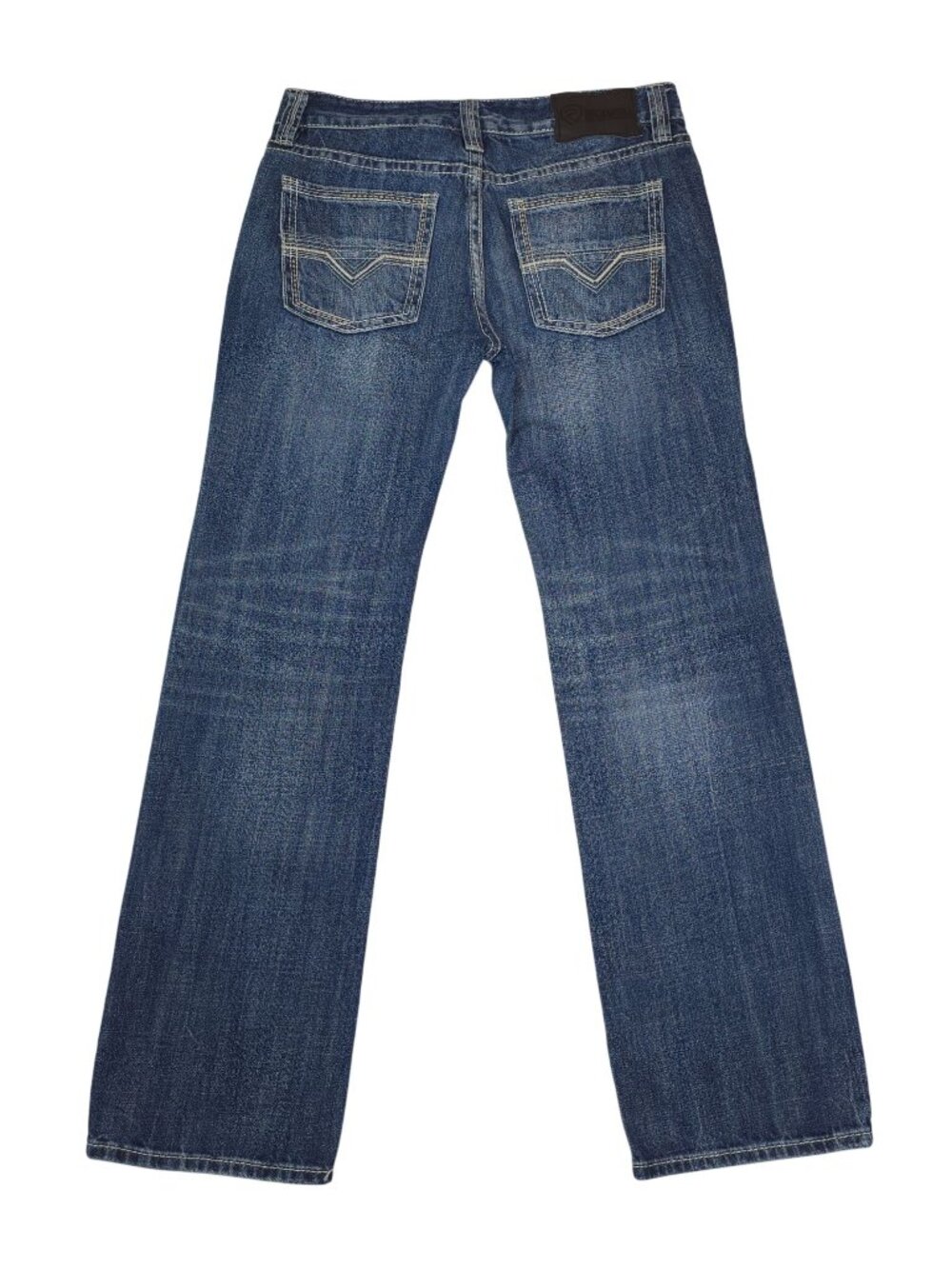Rock & Roll Denim Mens Pistol Straight Cowboy Jeans Size 32x34 Regular Straight